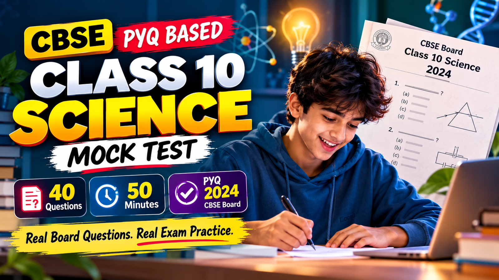 CBSE Class 10th Science Mock Test for Final Exam Set-2